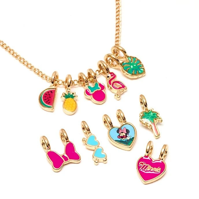 Boutique Disney // Disney Store Collier Avec Breloques Personnalisables Minnie 1 Boutique Disney // Disney Store Collier Avec Breloques Personnalisables Minnie
