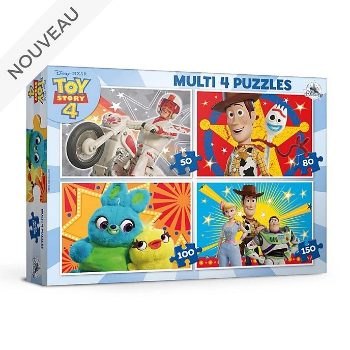 Boutique Disney // Educa Lot De 4 Puzzles Toy Story 1 Boutique Disney // Educa Lot De 4 Puzzles Toy Story