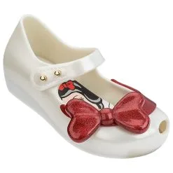 Boutique Disney // Melissa Chaussures Blanche Neige Blanc Cassé Pour Bébé