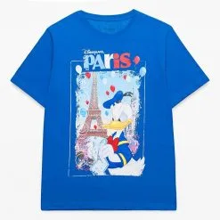 Disney Boutique // T-Shirt Pour Adultes Donald Duck Disneyland Paris