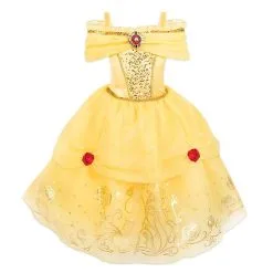 Disney Magasin // Disney Store Déguisement Belle Imprimé Métallisé Pour Enfants, La Belle Et La Bête