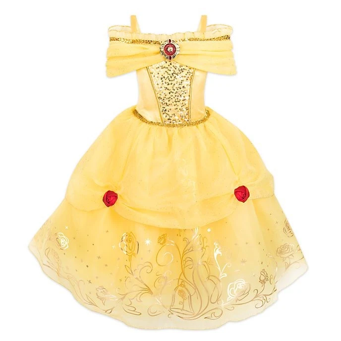 Disney Magasin // Disney Store Déguisement Belle Imprimé Métallisé Pour Enfants, La Belle Et La Bête 1 Disney Magasin // Disney Store Déguisement Belle Imprimé Métallisé Pour Enfants, La Belle Et La Bête