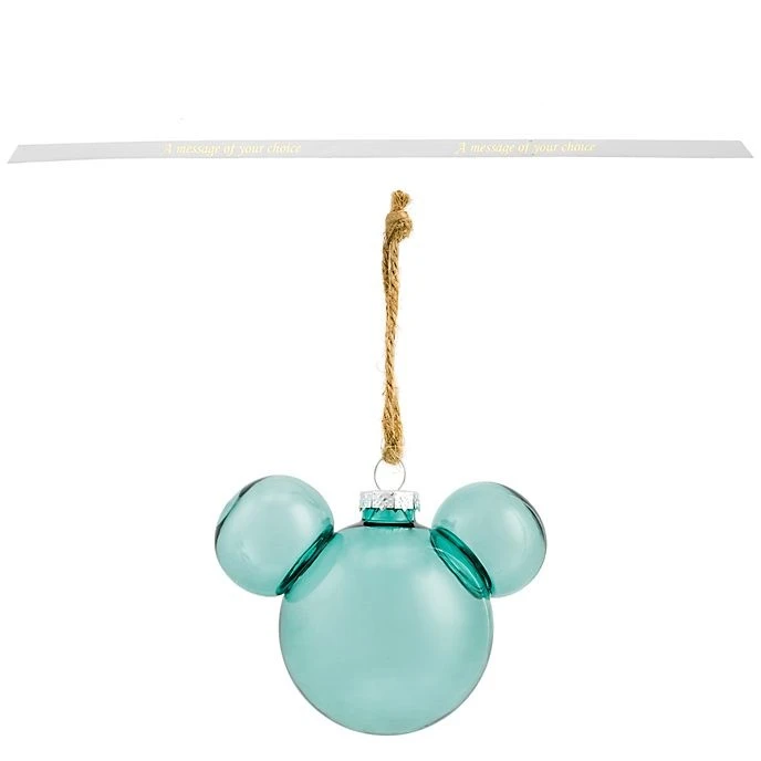 Disney Magasin France // Boule De Noël Tête De Mickey Translucide Collection Forêt Verte Disneyland Paris 3 Disney Magasin France // Boule De Noël Tête De Mickey Translucide Collection Forêt Verte Disneyland Paris – Image 3