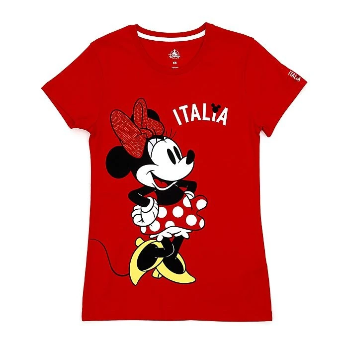 Disney Magasin France // Disney Store T-shirt Minnie Italie Pour Femmes 1 Disney Magasin France // Disney Store T-shirt Minnie Italie Pour Femmes