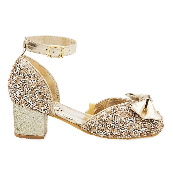 Disney Magasin Paris // Disney Store Chaussures Princesses Disney Dorées Et Argentées Pour Enfants 2 Disney Magasin Paris // Disney Store Chaussures Princesses Disney Dorées Et Argentées Pour Enfants – Image 2