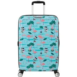 Disney Pas Cher // American Tourister Valise à Roulettes Minnie Flamants Roses, Moyen Format