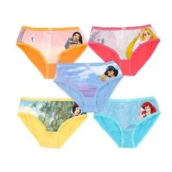 Disney Promo // Disney Store Culottes Princesses Disney Pour Enfants, Lot De 5