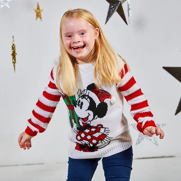 Disney Solde // Disney Store Pull De Noël Minnie Pour Enfants, Collection Holiday Cheer 2 Disney Solde // Disney Store Pull De Noël Minnie Pour Enfants, Collection Holiday Cheer – Image 2