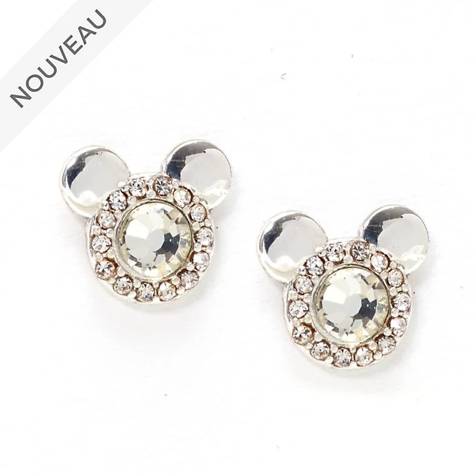 Disney Soldes // Disney Store Clous D'oreilles Plaqués Argent Mickey 1 Disney Soldes // Disney Store Clous D'oreilles Plaqués Argent Mickey