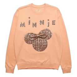 Disney Store // Disneyland Paris Sweatshirt Minnie Bandeau Rose Doré Pour Adultes