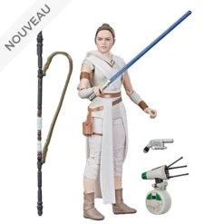 Disney Store France // Hasbro Figurine Rey Et D-O 15 Cm, Star Wars: The Black Series