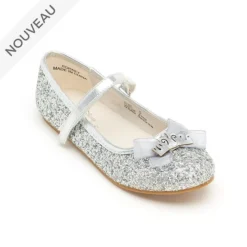 Nouveautés Disney // Disney Store Chaussures Princesses Disney à Paillettes Argentées Pour Enfants