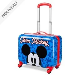 Pas Cher Disney // Disney Store Valise à Roulettes Mickey Bleue